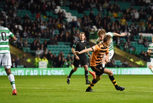 James Forrest scores