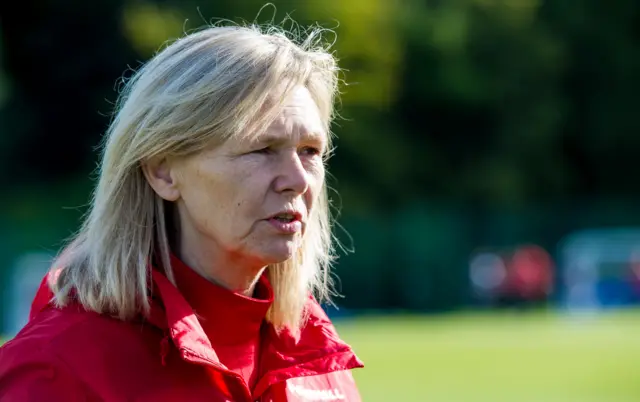 Scotland women's coach Anna Signeul