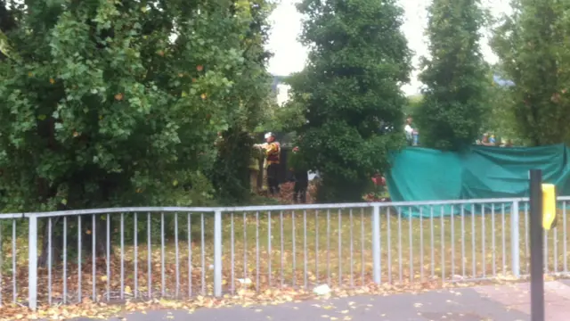 Scene at Ranelagh Road, Ipswich