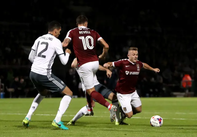 Manchester United concede a penalty