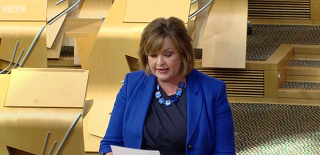 Culture Secretary Fiona Hyslop