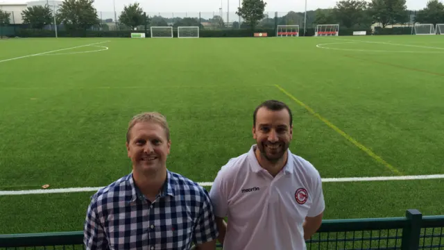 Martin Westcott (Haverhill Borough), and Ben Cowling (Haverhill Rovers)