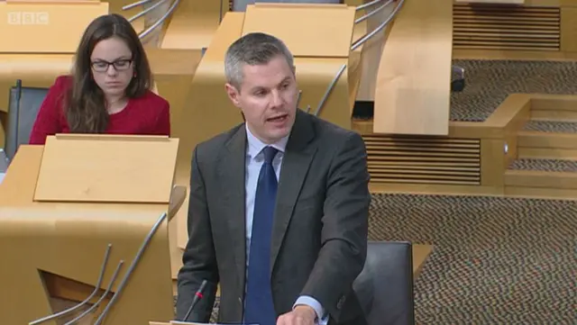 Finance Secretary Derek Mackay