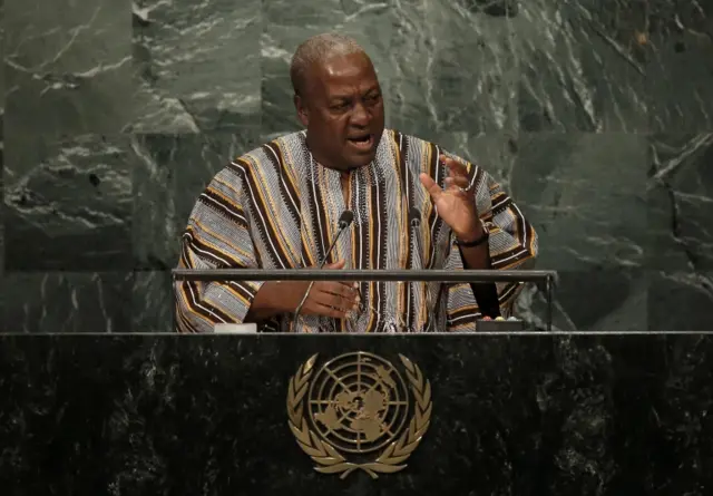 John Mahama addresses the UN