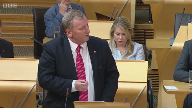 Scottish Labour MSP Alex Rowley