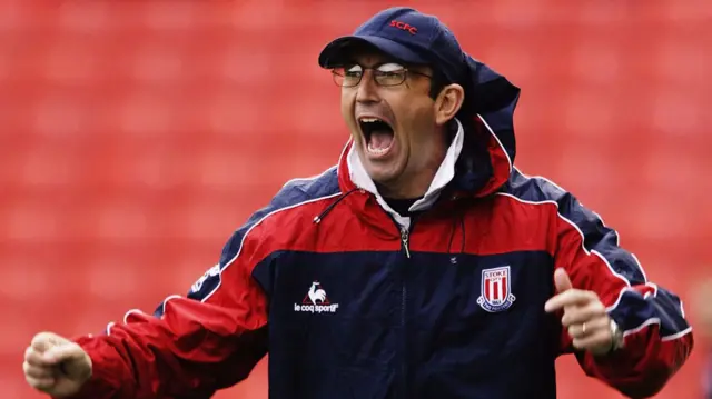 Tony Pulis at Stoke in 2003