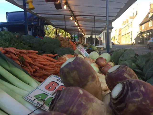 Fruit and veg stall