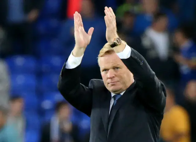 Everton manager Ronald Koeman