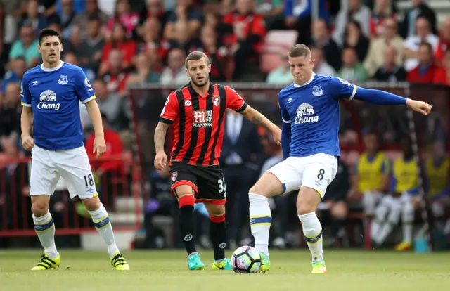 Ross Barkley in action