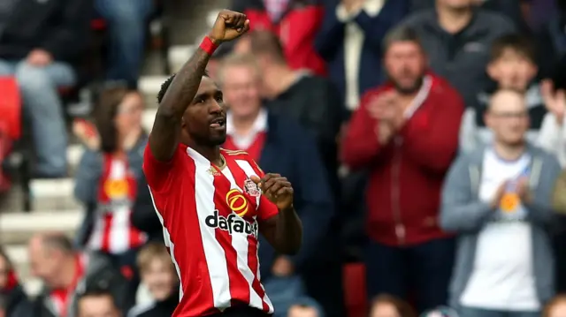 Jermain Defoe celebrates