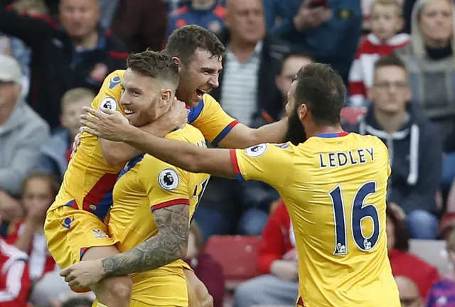 James McArthur celebrates