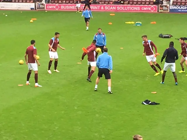 Hearts warming up