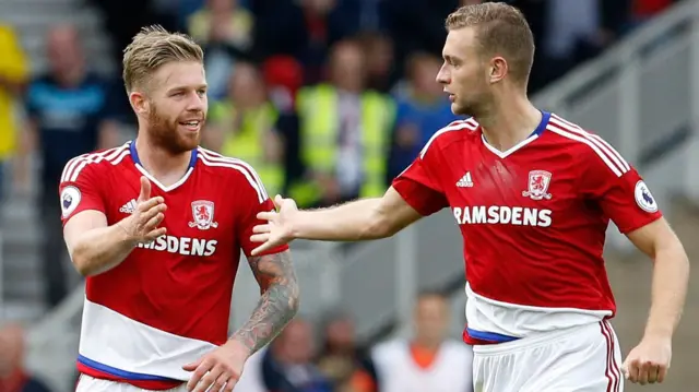 Ben Gibson celebrates