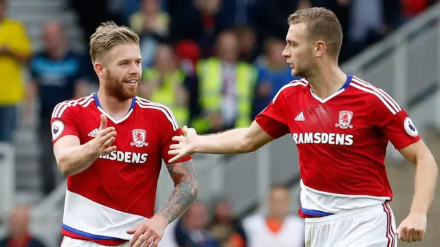 Ben Gibson celebrates