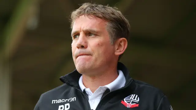 Bolton manager Phil Parkinson