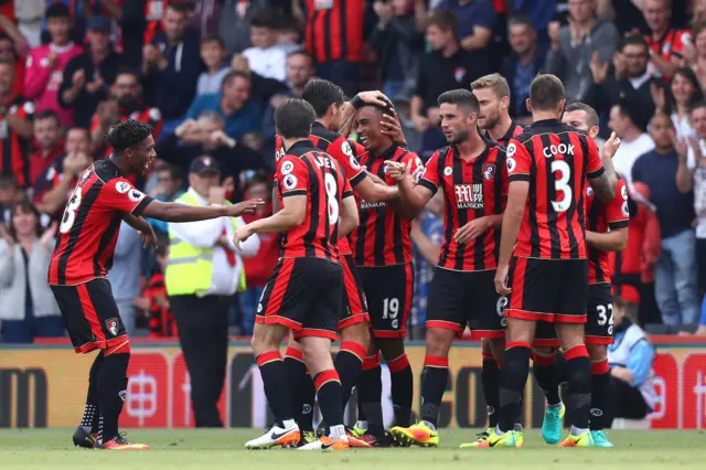 Bournemouth celebrate