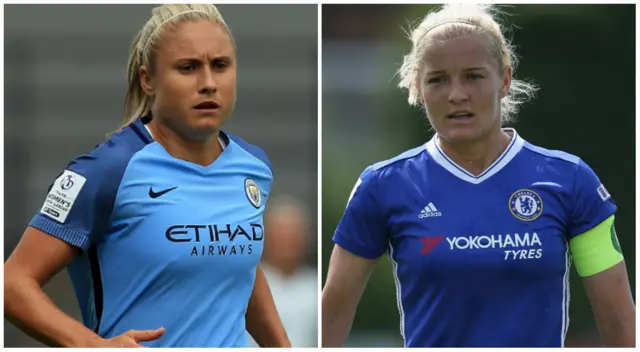 Steph Houghton (left) and Katie Chapman