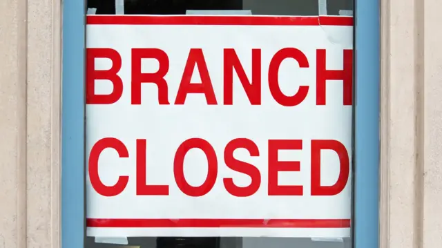 Branch closed sign