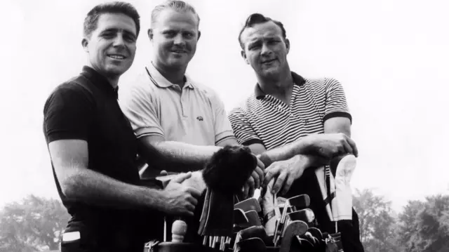 Gary Player, Jack Nicklaus and Arnold Palmer