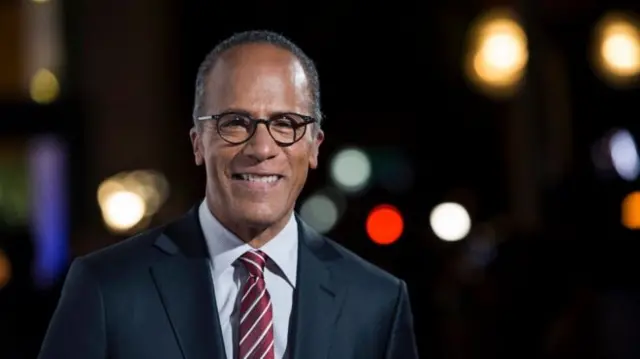 Debate moderator Lester Holt