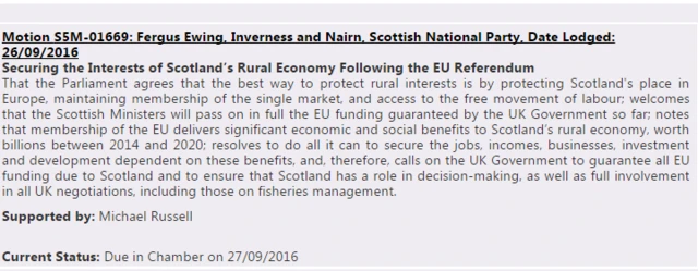 Rural economy after post-Brexit debate