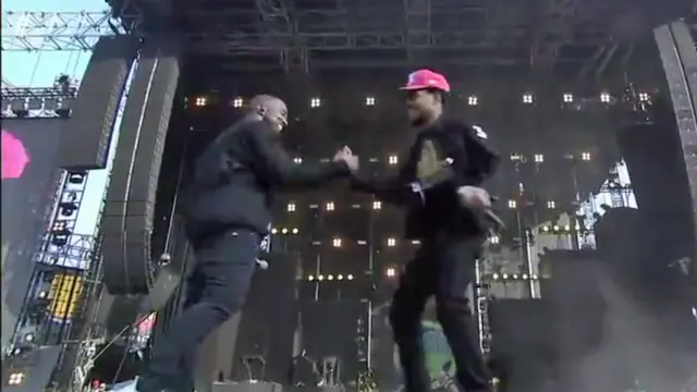 Kanye and Chance The Rapper