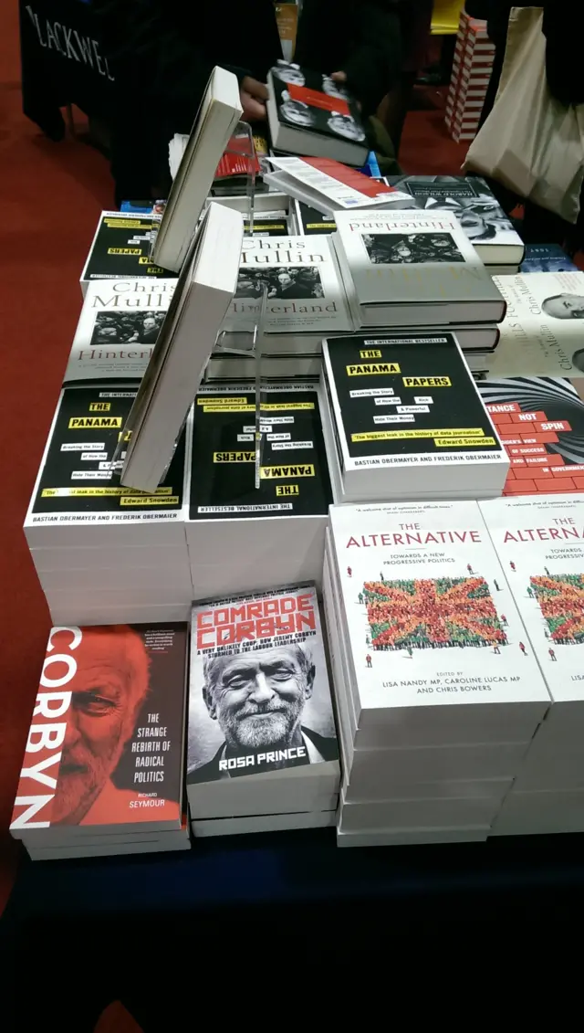 Labour conference book stall