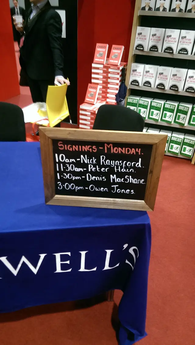 Labour conference book stall