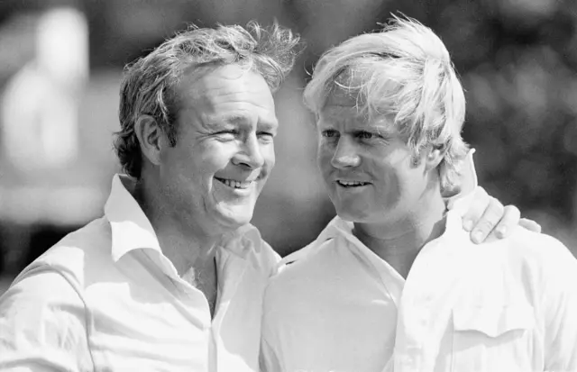 Arnold Palmer and Jack Nicklaus