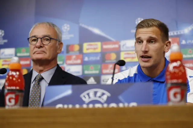 Claudio Ranieri and Marc Albrighton