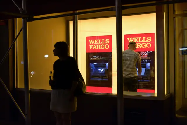 A Wells Fargo branch