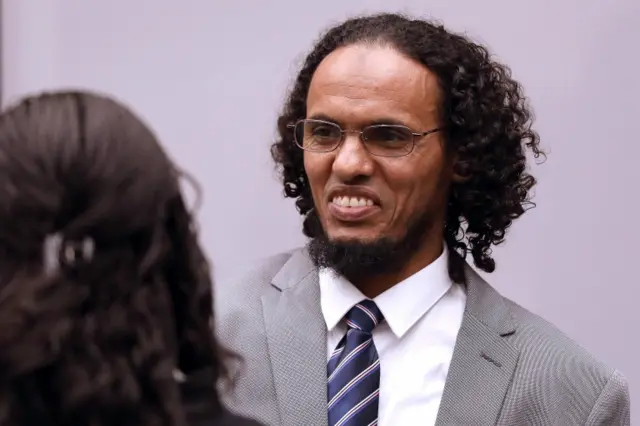 Malian jihadist Ahmad al-Faqi al-Mahdi reacts at the International Criminal Court (ICC) in The Hague on September 27, 2016
