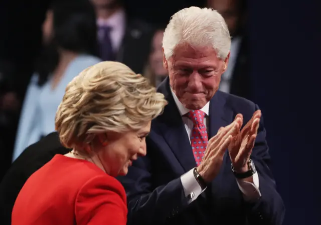 Hillary and Bill Clinton