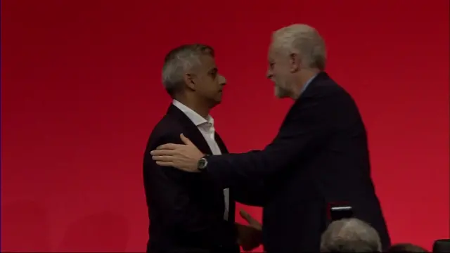 Sadiq Khan and Jeremy Corbyn