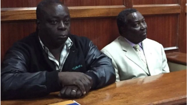 Pius Ochieng (left) and Francis Paul (right)