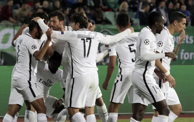 PSG celebrate