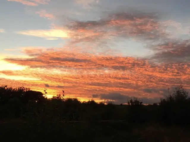 Sunset over Barford