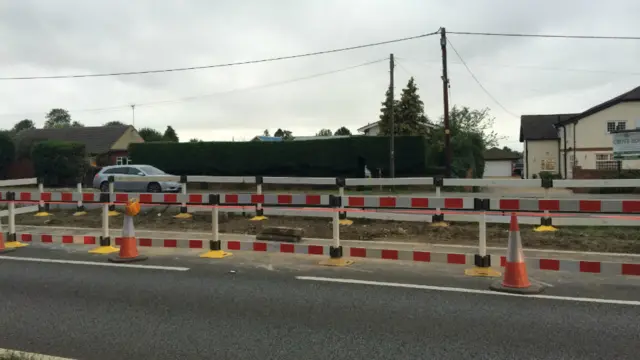 Roadworks on A12