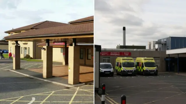 Two A&E departments