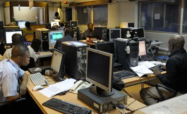 The newsroom of Radio Okapi