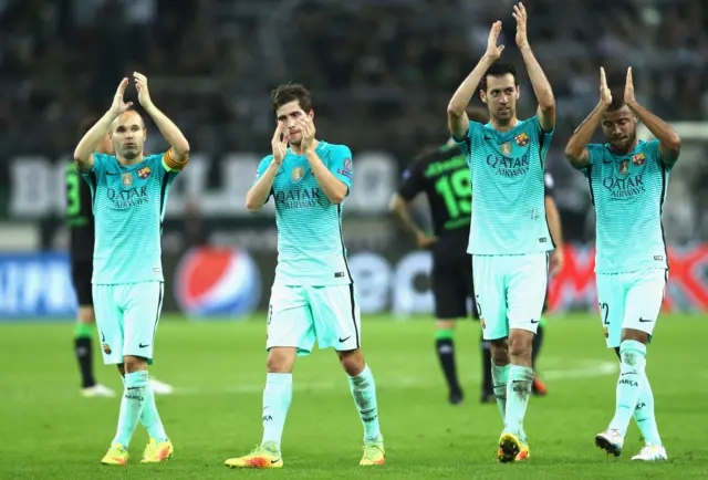 Barcelona celebrate