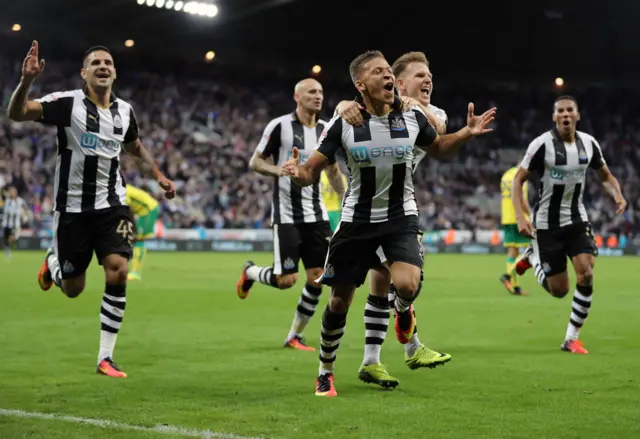 Newcastle celebrate