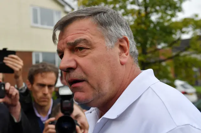 Former England manager Sam Allardyce