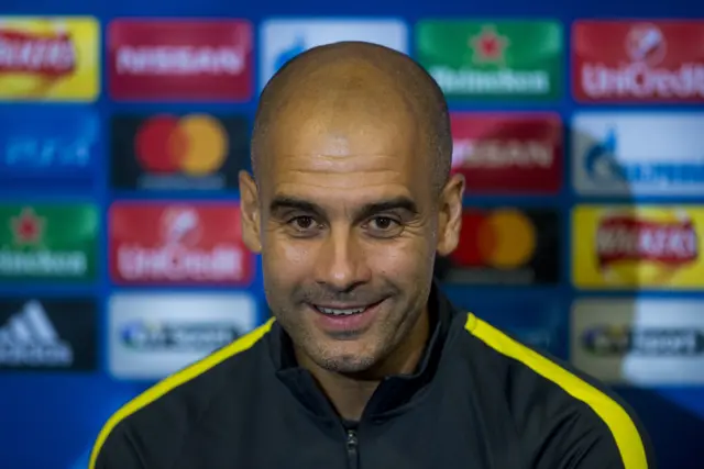 Manchester City manager Pep Guardiola