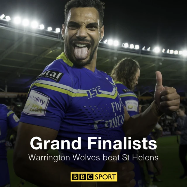 Warrington reach the Grand Final