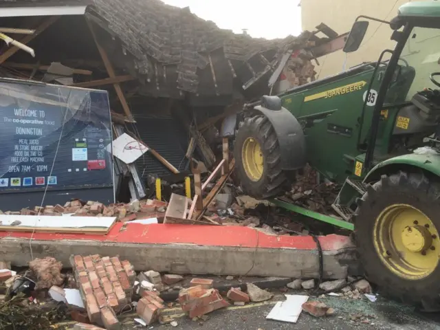 Donington ram raid