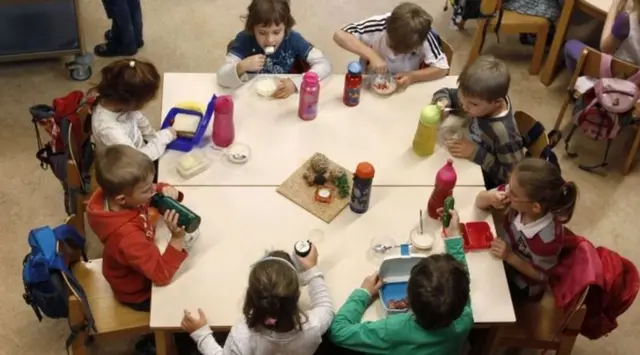 Children at nursery