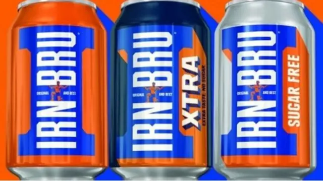 Irn Bru cans