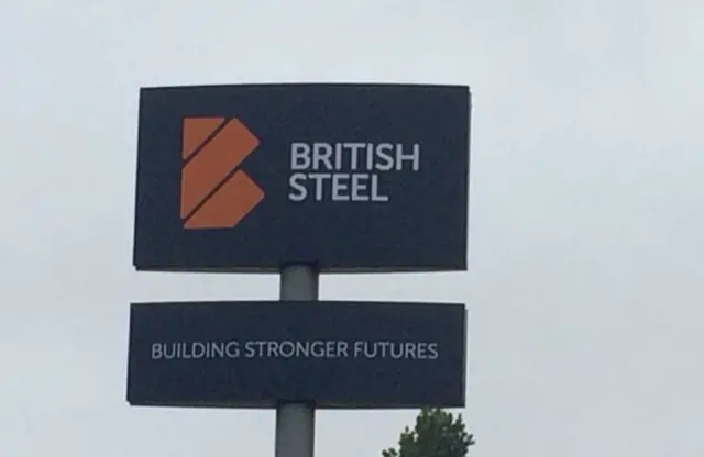 British Steel sign