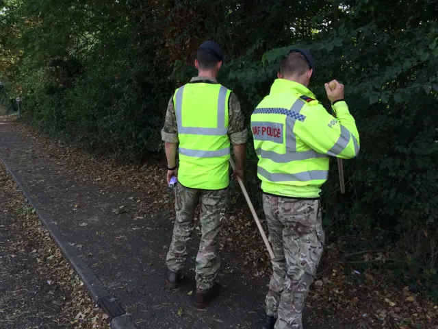 Search for missing RAF serviceman